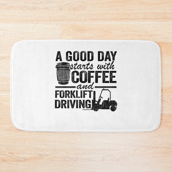 Item preview, Coffee & Forklift Driving Forklift Operator Driver Gift Funny designed and sold by Stronzi.