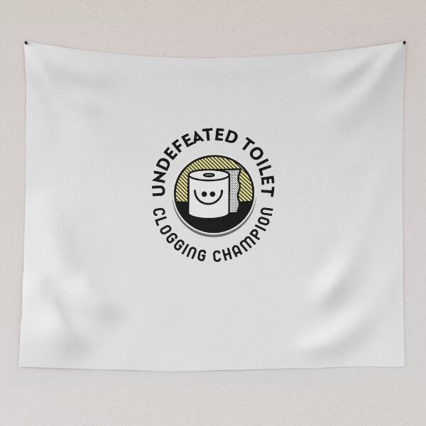 Item preview, Undefeated toilet clogging champ designed and sold by art-fox.