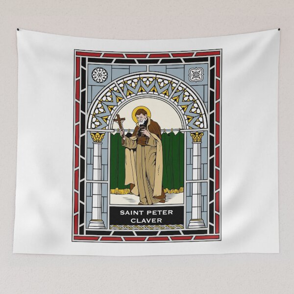 Item preview, ST PETER CLAVER under STAINED GLASS designed and sold by CatholicSaints.