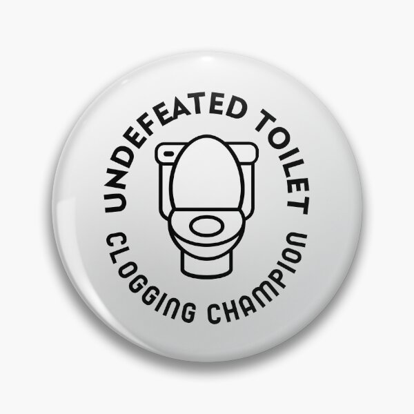 Item preview, Undefeated toilet clogging champ designed and sold by art-fox.
