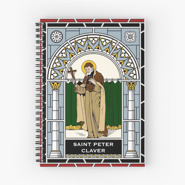 Item preview, ST PETER CLAVER under STAINED GLASS designed and sold by CatholicSaints.