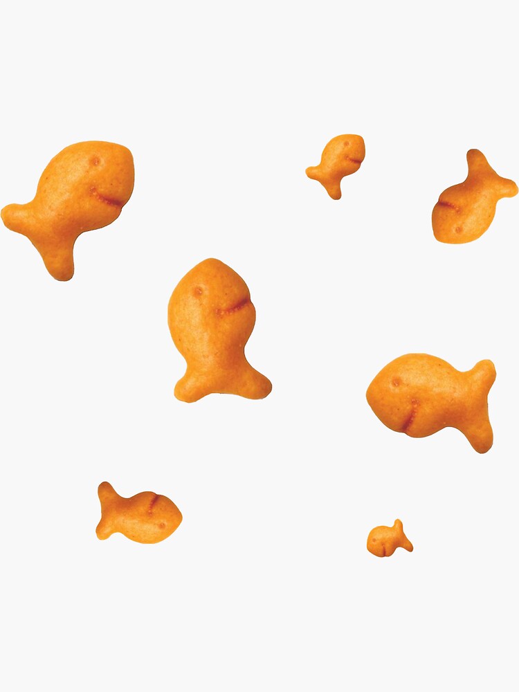 Thumbnail 3 of 3, Sticker, Goldfish Scattered designed and sold by allisonn444.