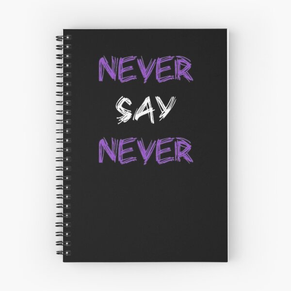 Item preview, NEVER SAY NEVER designed and sold by TAWFIKATZ.