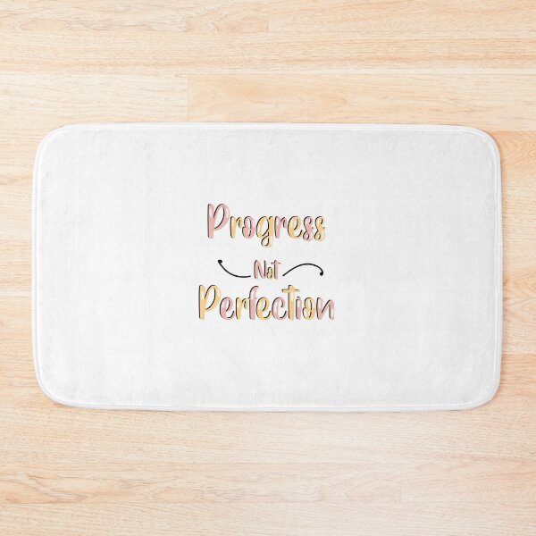 Item preview, Progress not perfection  designed and sold by MarbleStickerco.
