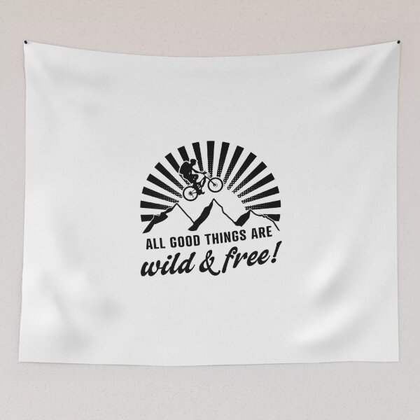 Item preview, Wild & Free! Mountain Bike Outdoor Bike Downhill Trail Mountains E-Bike designed and sold by VollNiceDesign.