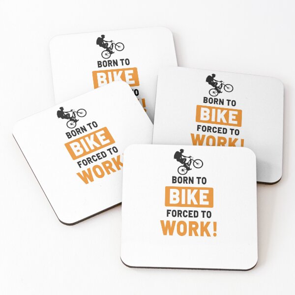 Item preview, Born to Bike - forced to work! Mountain Bike Outdoor Bike Downhill Trail Mountains E-Bike designed and sold by VollNiceDesign.