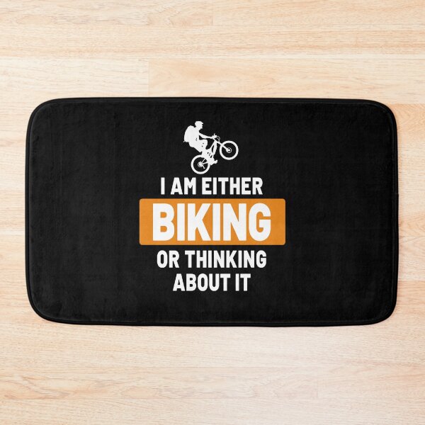 Item preview, I am either biking or thinking about that! Mountain Bike Outdoor Bike Downhill Trail Mountains E-Bike designed and sold by VollNiceDesign.