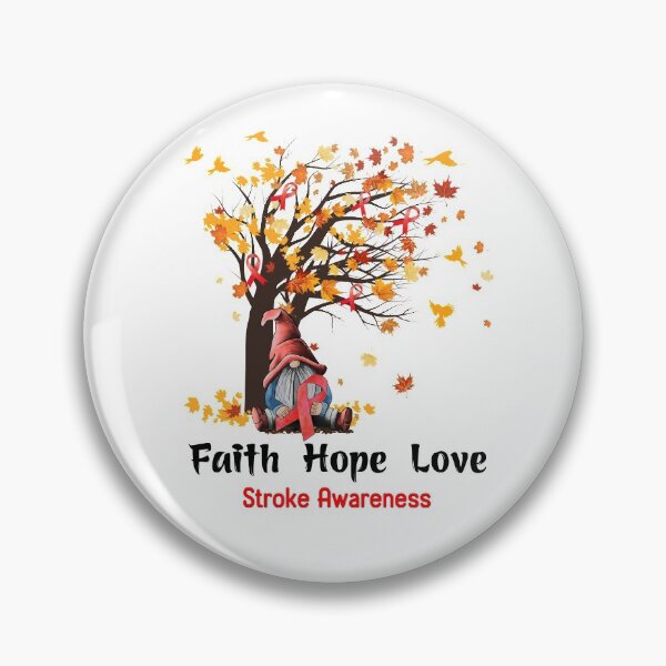 Item preview, Stroke Awareness Faith Hope Love designed and sold by GennieShop.
