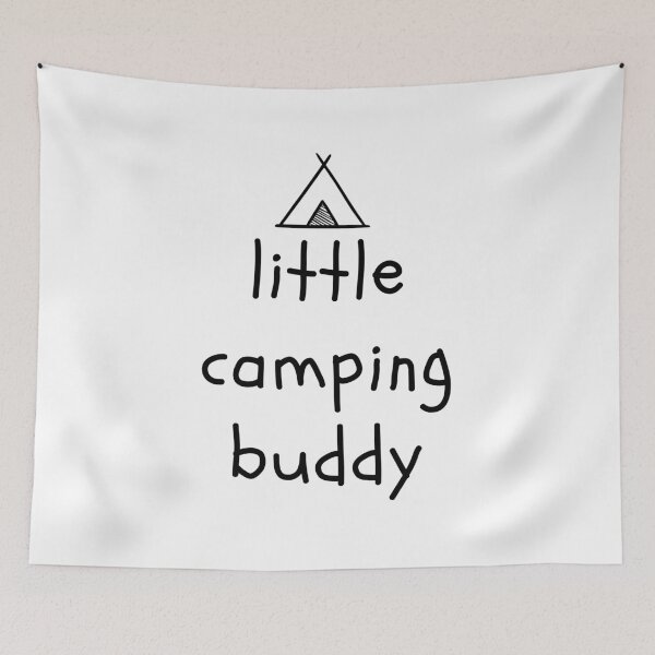 Item preview, Little Camping Buddy Cute Adventure Partner  designed and sold by CuteLovelyDesigns.