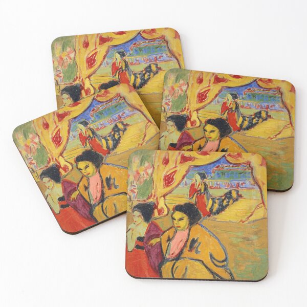 Item preview, Japanese Theatre (1909) by Ernst Ludwig Kirchner  designed and sold by sunny-007.