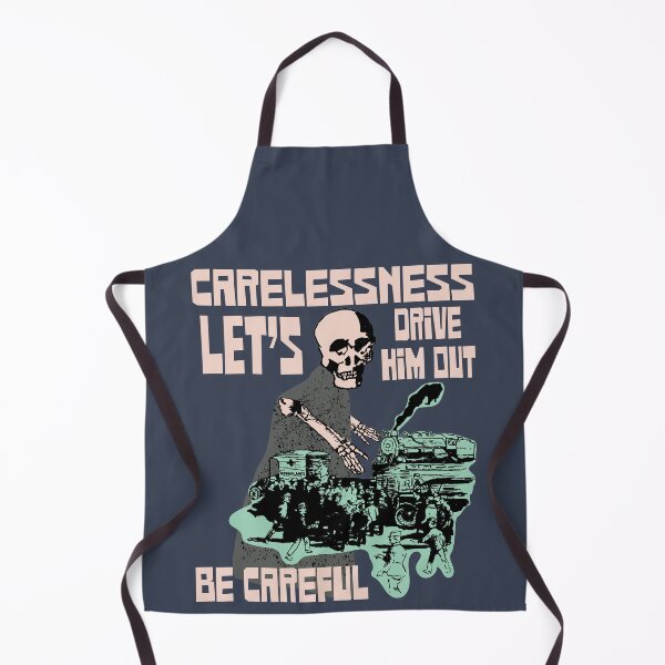 Item preview, Carelessness Let's Drive Him Out - Vintage Style Safety Poster designed and sold by pelagio.
