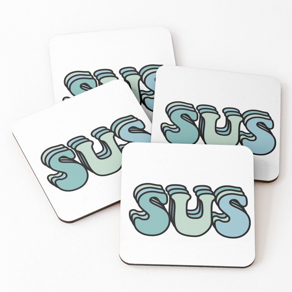 Item preview, Coasters (Set of 4) designed and sold by MarbleStickerco.