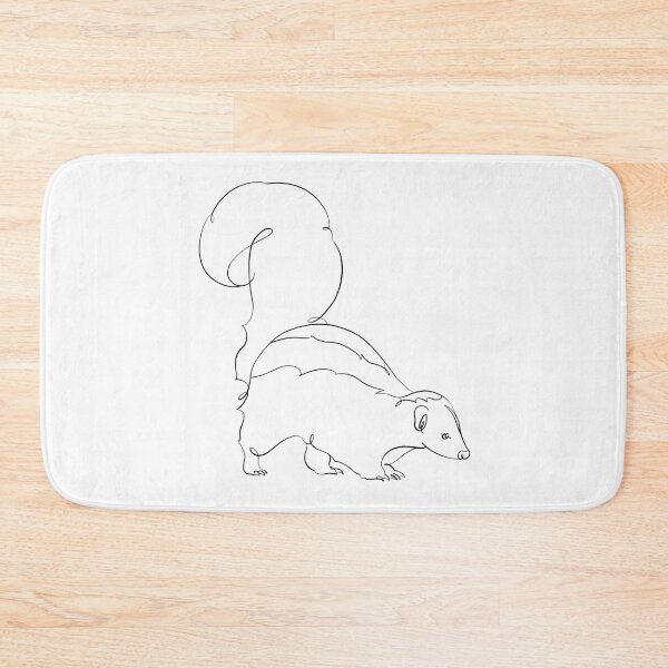 Item preview, Striped skunk designed and sold by NAEKO-animals.