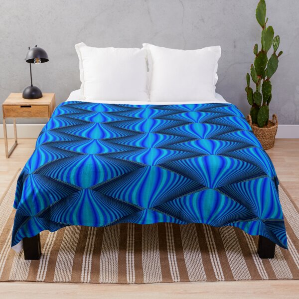 Item preview, Abstract Blue Diamond Optical Illusion designed and sold by FreedomUniverse.