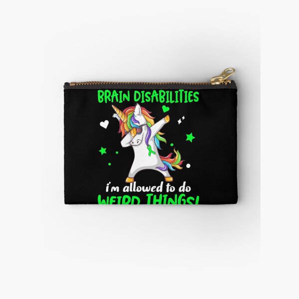 Item preview, Brain Disabilities Warrior I'm Allowed To Do Weird Things designed and sold by Brad-FI.