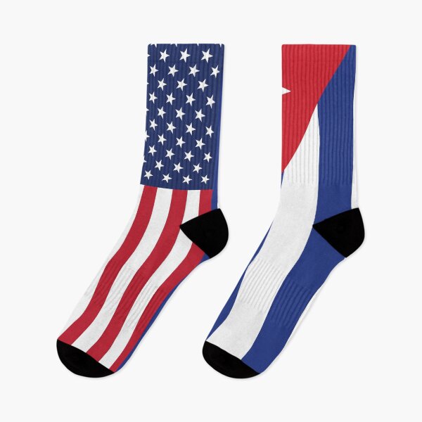 Item preview, American and Cuban Flag  designed and sold by LarrysDesigns.