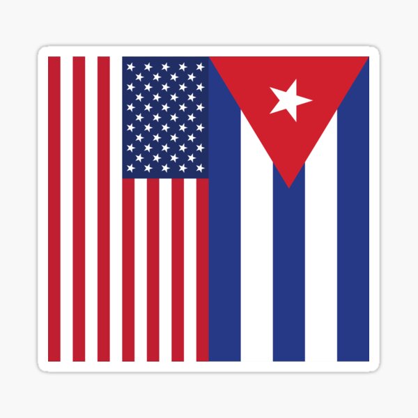 Item preview, American and Cuban Flag  designed and sold by LarrysDesigns.