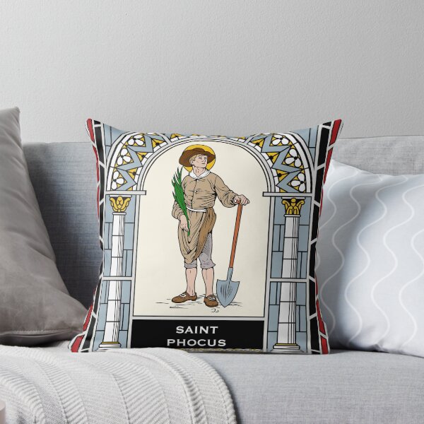 Item preview, ST PHOCUS THE GARDENER under STAINED GLASS designed and sold by CatholicSaints.