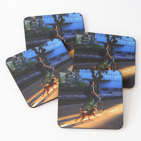 Item preview, Man and dog in Rothschild Boulevard Tel Aviv designed and sold by Matan Hirsch.