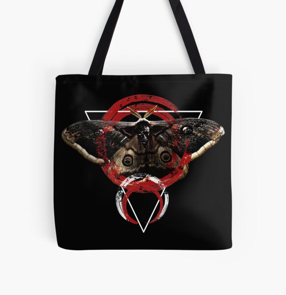 Moth Crossbody Bag Gothic Bag Rock Style Bag Goth Purse 