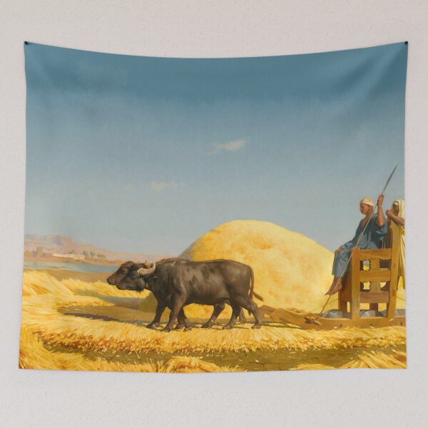 Item preview, The Grain Threshers by Gerome designed and sold by academic-art.