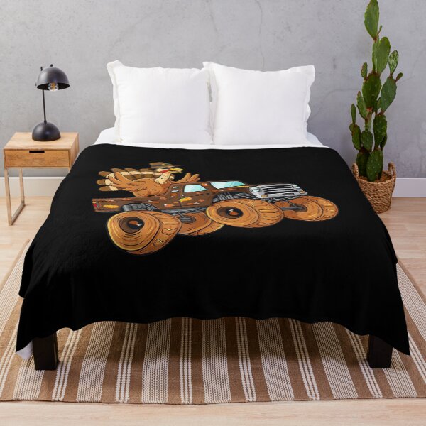 Item preview, Thanksgiving Turkey Riding Monster Truck  designed and sold by loka-Art.