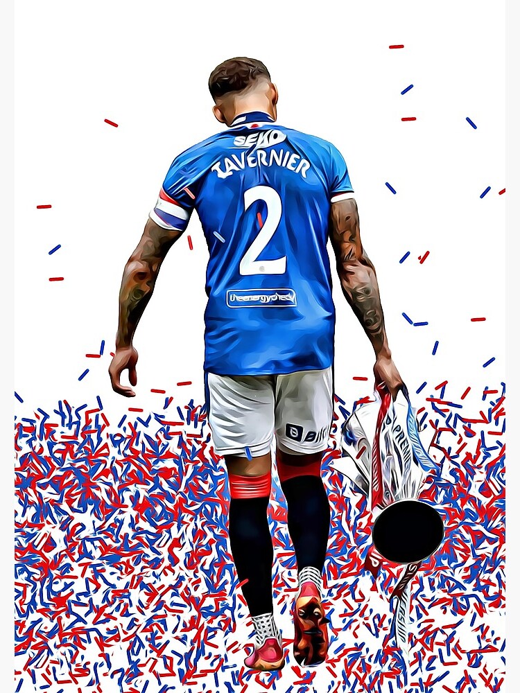 Rangers FC Captain James Tavernier with the 55th League Title