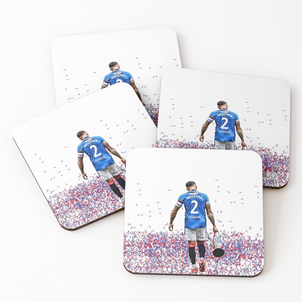 Item preview, Rangers FC Captain James Tavernier with the 55th League Title Trophy designed and sold by sanfranglasgow.