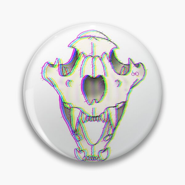 Item preview,   Tiger skull glitch designed and sold by VerdureAndDecay.