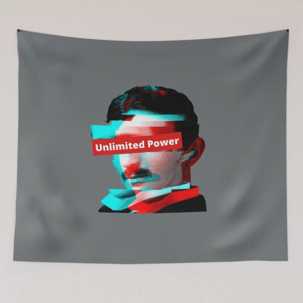 Item preview, Nikola Tesla Unlimited Power designed and sold by GleamingGiant.