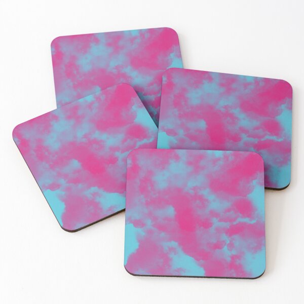 Item preview, Pink Clouds in Blue Sky Background designed and sold by MamaSweetea.