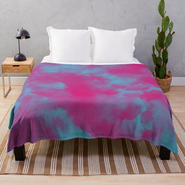 Item preview, Pink Clouds in Blue Sky Background designed and sold by MamaSweetea.