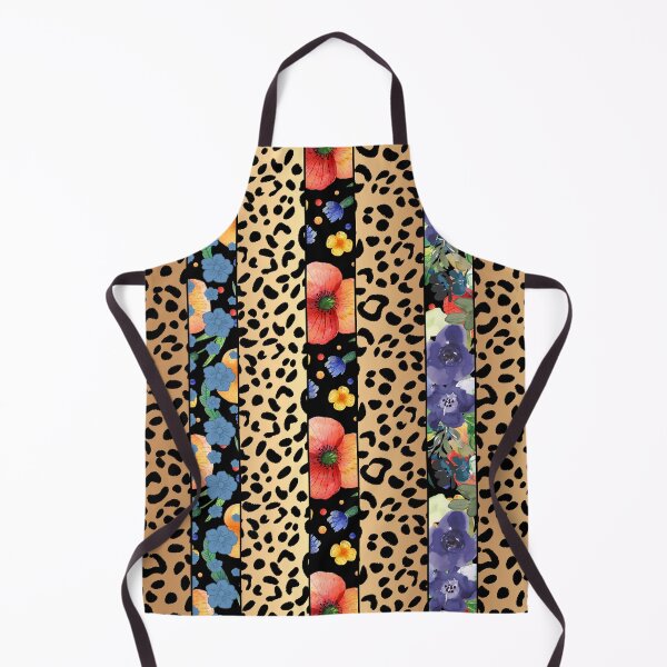 Item preview, Leopard Print with Stripes of Floral Patterns designed and sold by Greenbaby.