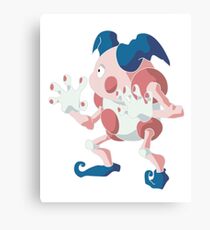 Mr Mime - Side View Canvas Print