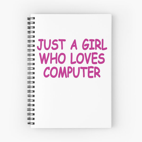 Item preview, Just a Girl Who Loves Computer: Computer Lovers designed and sold by Pengo Shirt.