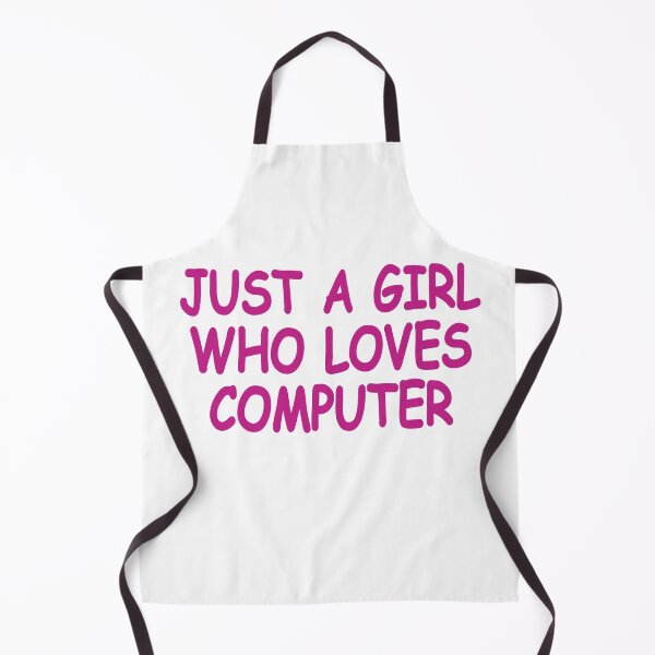 Item preview, Just a Girl Who Loves Computer: Computer Lovers designed and sold by Pengo Shirt.