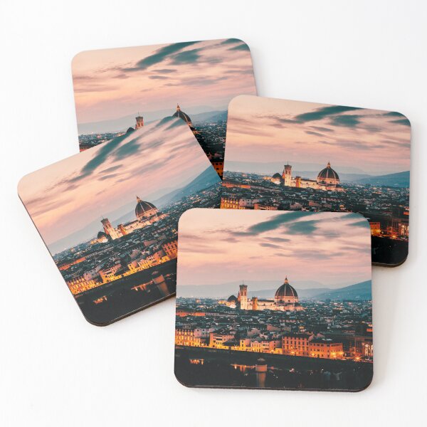 Item preview, Florence at Night, Italy Beautiful Cityscape designed and sold by WorldLandscapes.