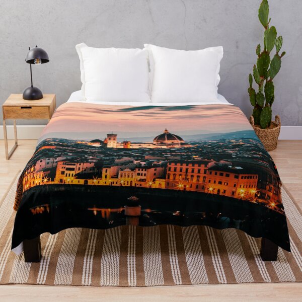 Item preview, Florence at Night, Italy Beautiful Cityscape designed and sold by WorldLandscapes.