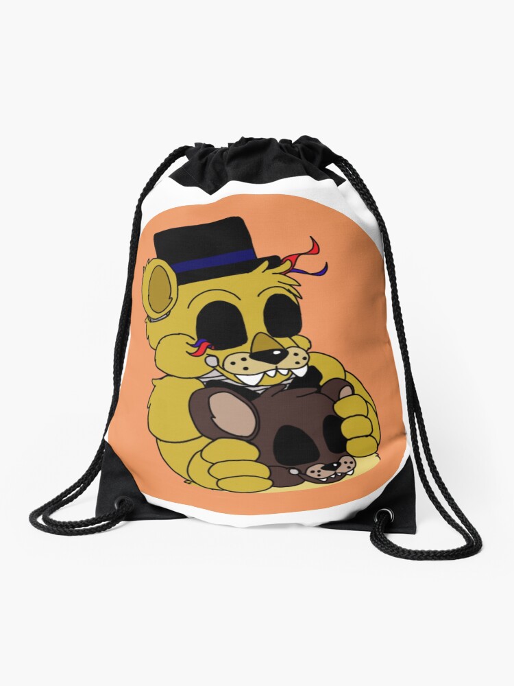 Golden Freddy Plush | Drawstring Bag