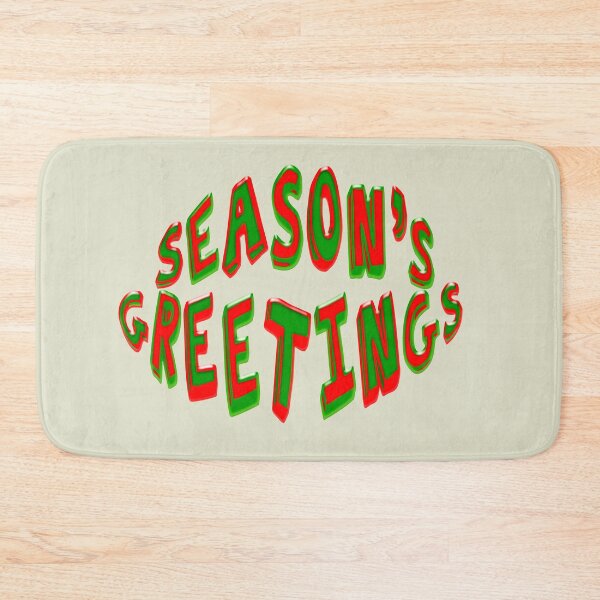 Item preview, Red and Green SEASON'S GREETINGS designed and sold by carolina1.