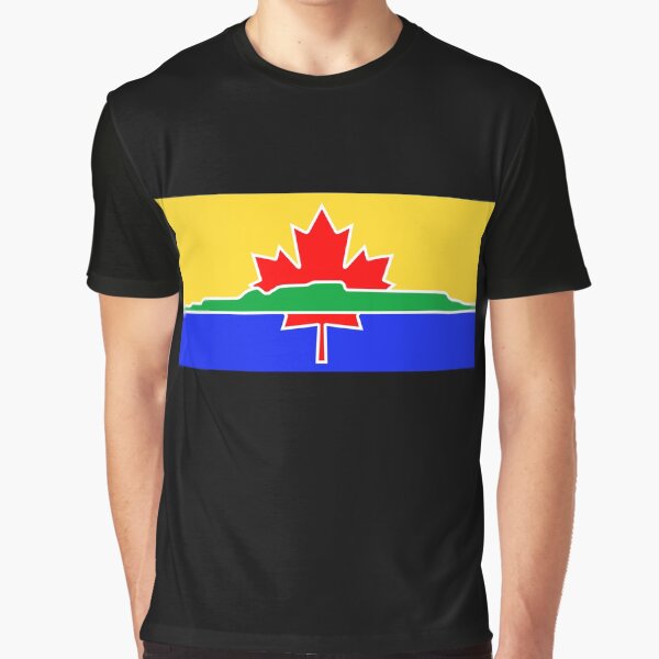 Flag of Thunder Bay, Ontario (Canada) Graphic T-Shirt