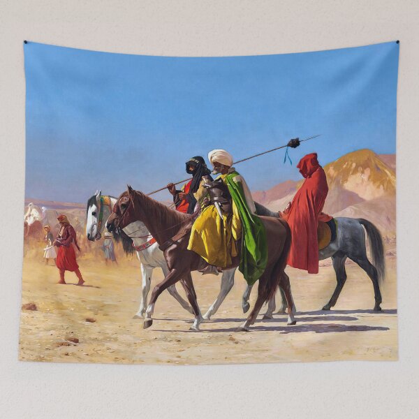 Item preview, Riders Crossing The Desert by Gerome designed and sold by academic-art.