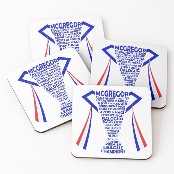 Artikelvorschau, Rangers FC 55 Gewinner-Spielernamen-Trophäendesign entworfen und verkauft von sanfranglasgow.