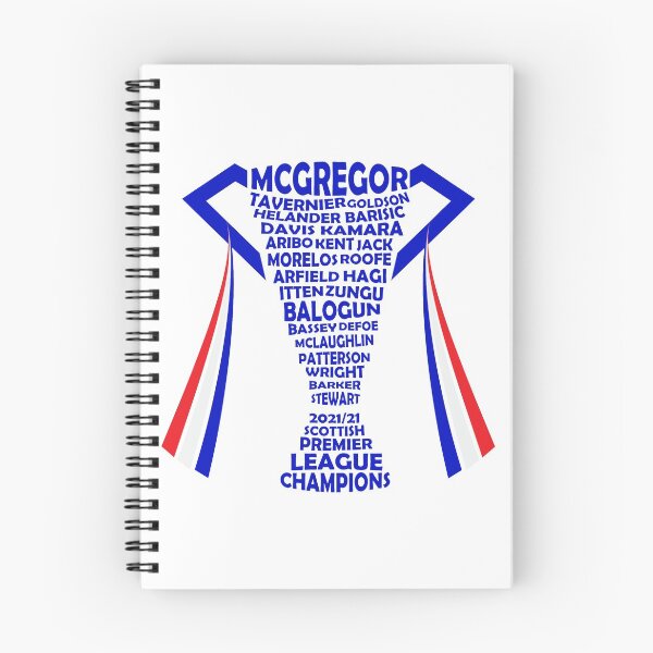 Item preview, Rangers FC 55 Winning Players Names Trophy Design designed and sold by sanfranglasgow.