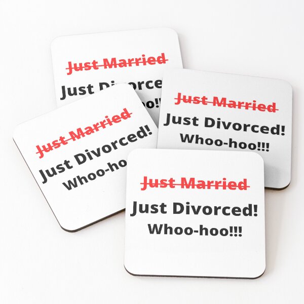 Item preview, Just Married - Just Divorced designed and sold by RBDESIGN SHOP.