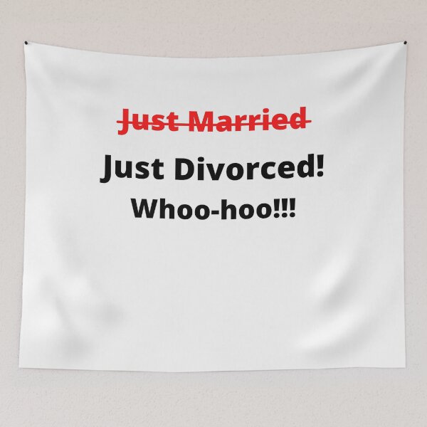 Item preview, Just Married - Just Divorced designed and sold by RBDESIGN SHOP.