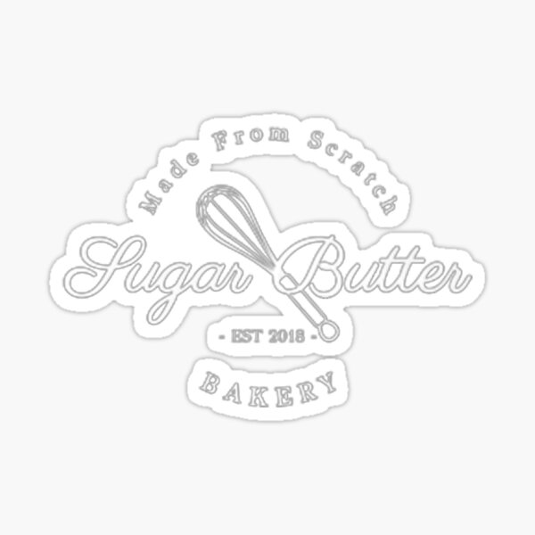 "Sugar Butter Bakery Premium " Sticker by Givendingdong Redbubble