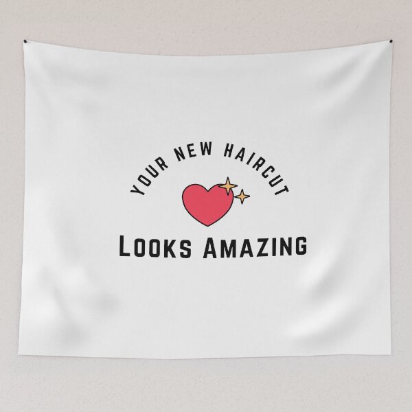 Item preview, Your new haircut looks amazing: telling lies, funny lies friends party designed and sold by AMED-STORE.