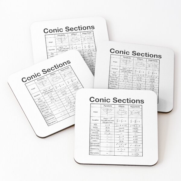 Item preview, Educational Math Algebra Conic Sections designed and sold by loka-Art.