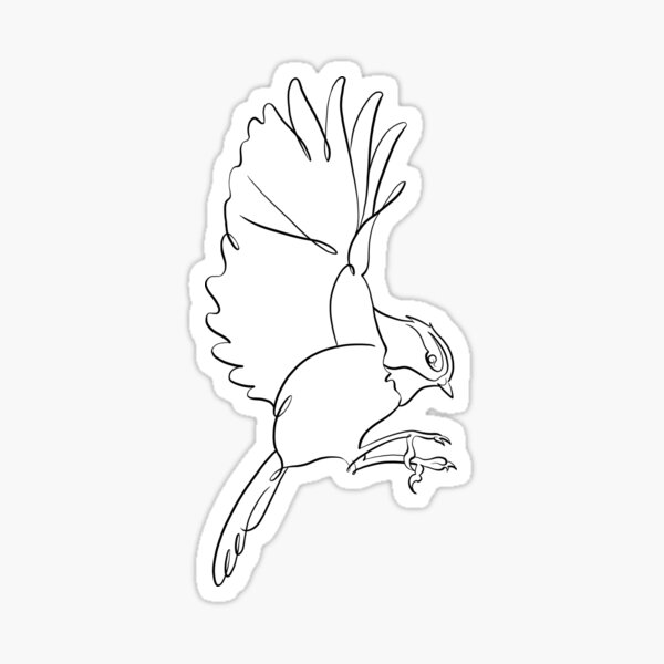 Mountain chickadee Sticker